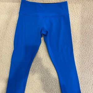 Lululemon Electric Blue Capri Legging